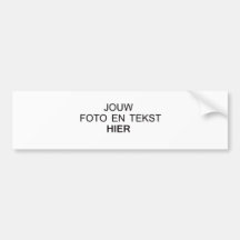 Maak het zelf bumpersticker