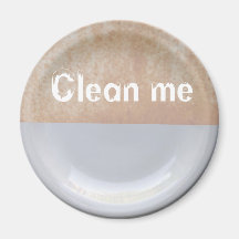 Maak me schoon schone/vuile afwasmachinemagneet Fo