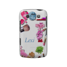 Maak omhoog het Geval van Blackberry van het Meisj Blackberry Bold Cover