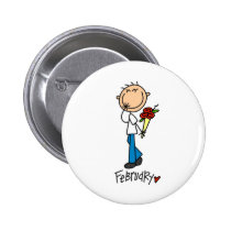 Maand van Februari buttons