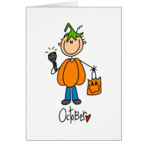Maand van Oktober kaarten