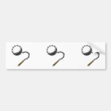 macis de boule de golf autocollant pour voiture