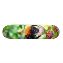 Macro de bourdon plateaux de skateboards customisés