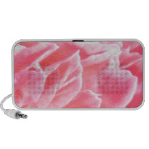 Macro roze bloembloemblaadjes iPhone speaker