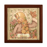 Madame blonde faite sur commande boîte-cadeau de b boîte à souvenirs