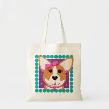 Madame de corgi sacs fourre-tout