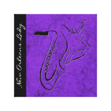 Madame de la Nouvelle-Orléans - saxophone sur la t Toiles Tendues Sur Châssis