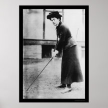 Madame Golf Champion, Dorothy Cambell 1909 Posters