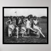 Madame Golfers Love Ice 1926 Posters