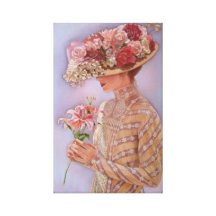 "Madame Jessica" a enveloppé la copie de toile Impression Sur Toile