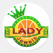 Madame Jewels Basketball Sticker Adhésifs