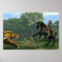 Madame Knight et le dragon Posters