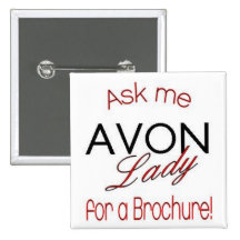 Madame Pin d'Avon Badges Avec Agrafe