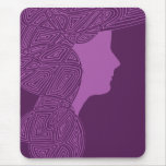 Madame pourpre Mousepad Tapis De Souris