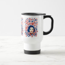 Madame With Ink Floral Tasse À Café