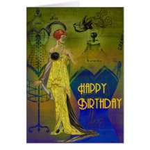 Madame Yellow de Deco Carte