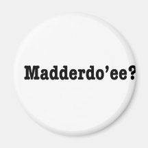 Madderdoee Koelkast Magneetje