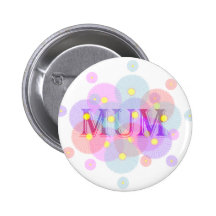 Madeliefjes Mum Button