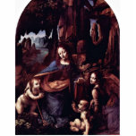 Madonna des roches par Leonardo da Vinci Photo En Découpe
