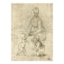Madonna W le Christ et St John le baptiste par Rap Invitations Personnalisées