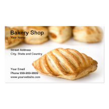 magasin de boulangerie modèle de carte de visite
