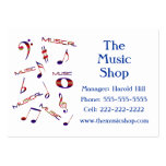Magasin de musique/professeur de musique carte de visite