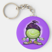 Magicien de tennis porte-clef