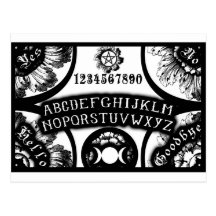 Magie parlant la conception occulte de conseil cartes postales