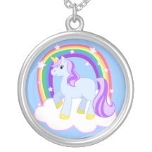 Magische Eenhoorn met het Ketting van de Regenboog