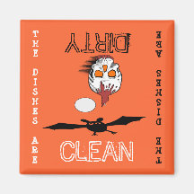 Magneet van de Afwasmachine van Halloween de Schon