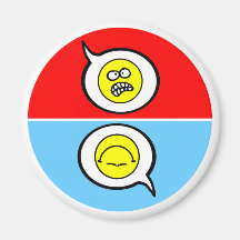 Magneet van de Afwasmachine van Smiley de Boze Sch