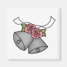 Magneet van de Rozen van de Klokken van het huweli