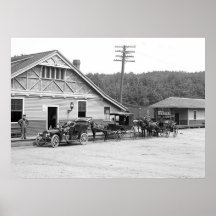 Magnolia, station de train de Massachusetts, 1906 Posters
