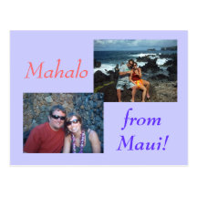 Mahalo, de Maui ! Carte Postale