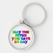 Mai le foetus (keychain, rond, petits de la meille porte-clé