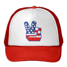 main de paix de drapeau des Etats-Unis des années  Casquettes De Camionneur