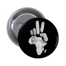main de paix du Darfour Afrique Badges