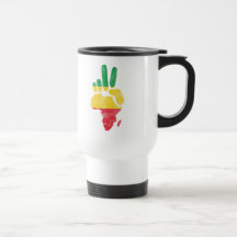 main de paix du Darfour Afrique Tasses