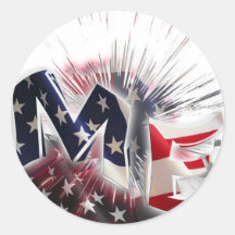 MAINE RONDE STICKERS