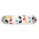 Mains Plateau De Skateboard