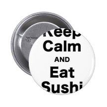 Maintenez calme et mangez les sushi pin's