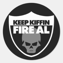 Maintenez l'autocollant d'Al du feu de Kiffin rond