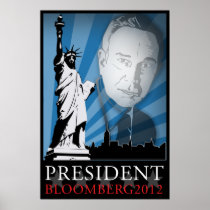 maire bloomberg pour le président posters