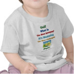 maîtrisant satisfaire - putt de golf t-shirts