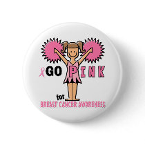 Majorette pour la conscience de cancer du sein