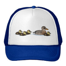 Mallard et quatre canetons casquette de camionneur