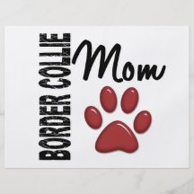Maman 2 de border collie prospectus en couleur
