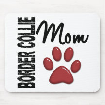 Maman 2 de border collie tapis de souris
