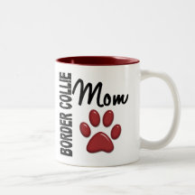 Maman 2 de border collie tasse à café
