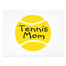 Maman 2 de tennis invitation personnalisée